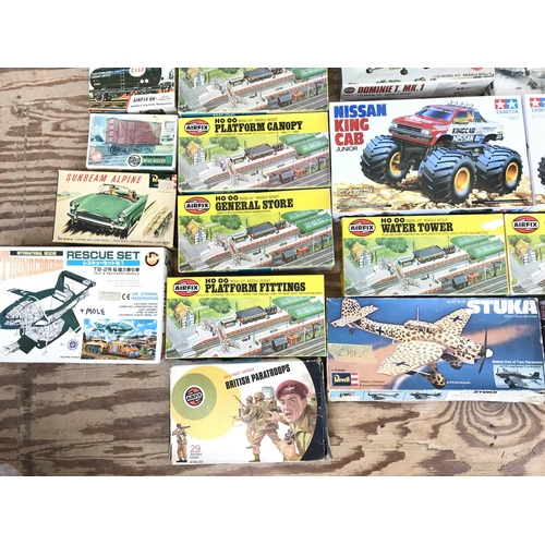 318 - A Collection of Boxed Model Kits. Including Tamiya. Revell. AMT Etc.No Reserve.