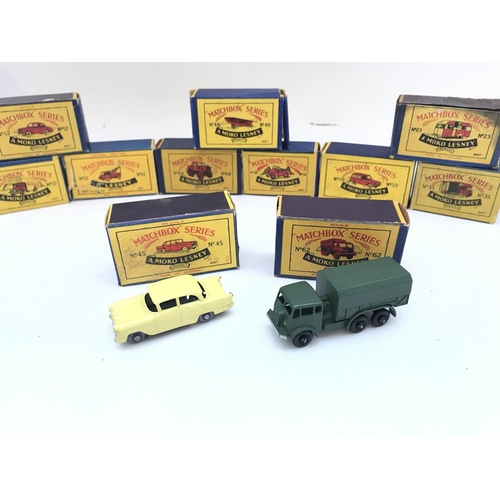 319 - 11 Boxed Matchbox Diecast Vehicles. No Reserve.