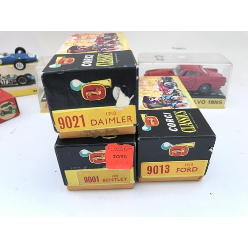 320 - A Collection of Boxed Dinky Toys and Corgi Classics. A Dino Ferrari. A Volvo 1800S. A Matra F1. A Lo... 