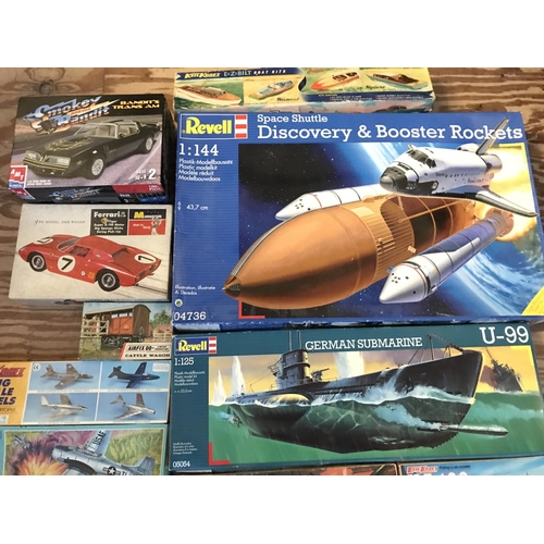 323 - A Collection of Wooden And Plastic Model Kits. No Reserve.