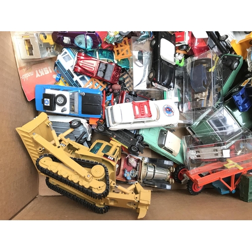 328 - A Collection of Playworn Diecast. Including Corgi and Hot wheels No Reserve.