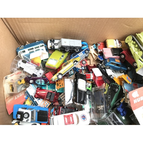 328 - A Collection of Playworn Diecast. Including Corgi and Hot wheels No Reserve.