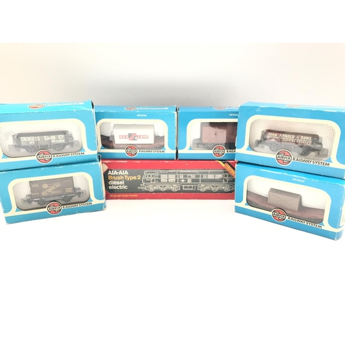 334 - A Boxed Hornby 00 Gauge AIA-AIA Brush Type 2 Diesel Electric Loco and a Small Collection of Airfix W... 