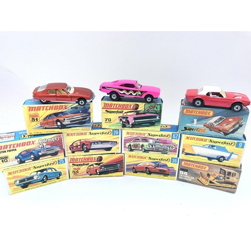 355 - A Collection of Boxed Matchbox Superfast Cars. No Reserve.