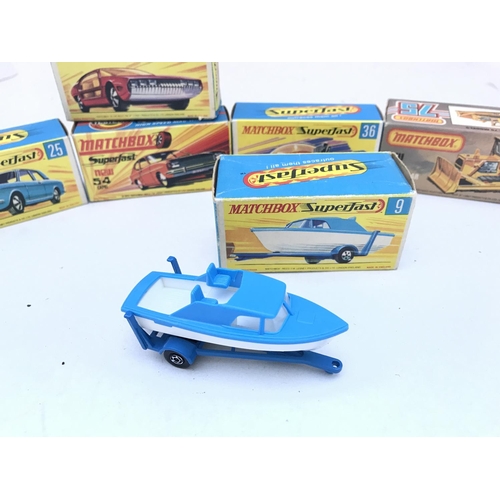 355 - A Collection of Boxed Matchbox Superfast Cars. No Reserve.