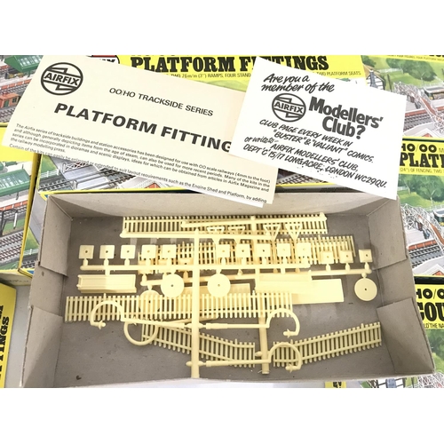 36 - A Collection of Boxed Airfix 00 Gauge Railway Kits.