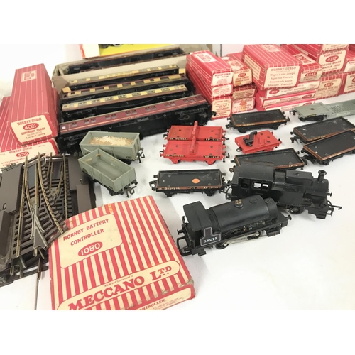 44 - A Collection of Boxed And Loose 00 Gauge Locos. Coaches Wagons. Track. And Accessories.