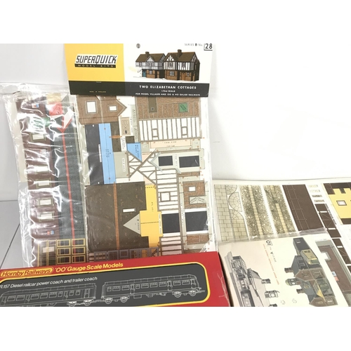 48 - A Collection of Superquick Model Kits and 2 Boxed Locos and Coach.