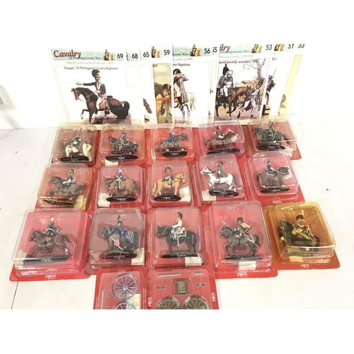 495 - A Collection Of DelPrado Figures All still Carded. And From the Napoleonic Collection. Approximately... 