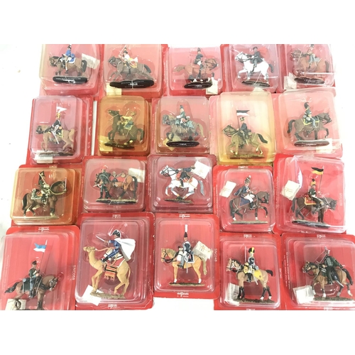 495 - A Collection Of DelPrado Figures All still Carded. And From the Napoleonic Collection. Approximately... 