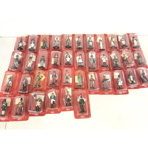 495 - A Collection Of DelPrado Figures All still Carded. And From the Napoleonic Collection. Approximately... 