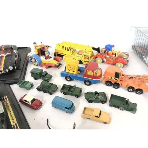 499 - A Collection of Playworn Diecast. And Others.