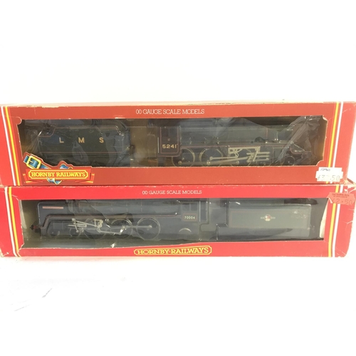 501 - 2 X Boxed Hornby 00 Gauge Locomotives a BR 4-6-2 Loco William Shakespeare #R.329. And a LMS 4-6-0 Lo... 