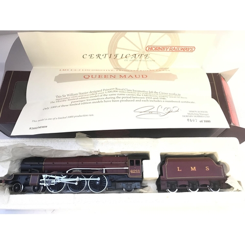 528 - A Boxed Hornby 00 Gauge LMS 4-6-2 Locomotive Queen Maud #R.2052.