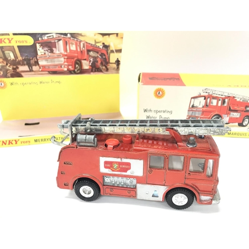 58 - A Boxed Dinky Merryweather Marquis Fire Tender #285.