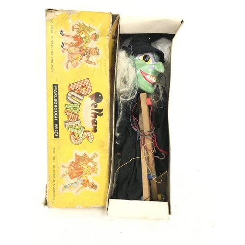 708 - A Boxed Pelham Puppet. wicked Witch. NO RESERVE