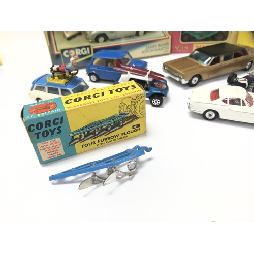 71 - A Collection of Boxed and Loose Diecast. 2 X Empty Boxes for a Lotus-Climax and Lotus Corfina Rally ... 