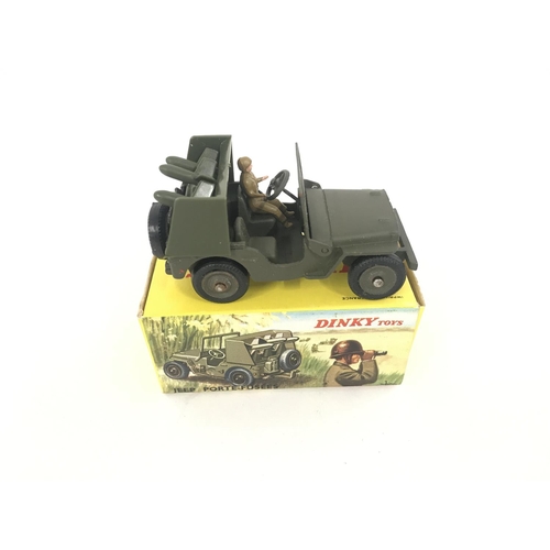 726 - A French Dinky Rocket-Carrier Jeep.NO RESERVE