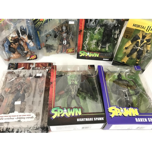 8 - A Collection of 8 Boxed Spawn Figures