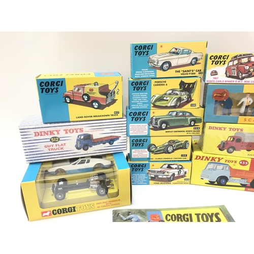 93 - A Collection of Boxed Corgi Model Club Vehicles and 3 Atlas Dinky. No Reserve.