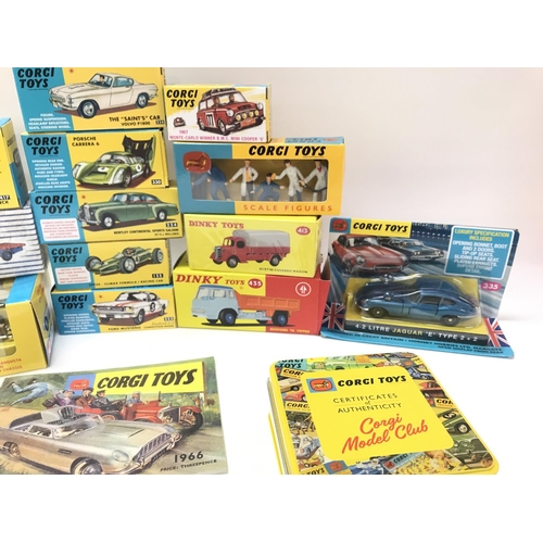 93 - A Collection of Boxed Corgi Model Club Vehicles and 3 Atlas Dinky. No Reserve.