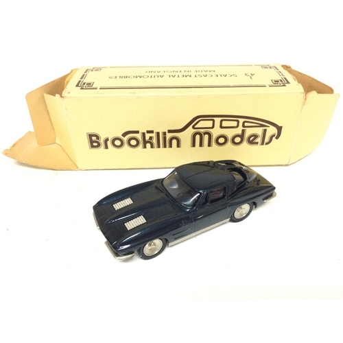 98 - A Boxed Brookline Models 1963 Chevrolet Corvette Stingray Coupe.