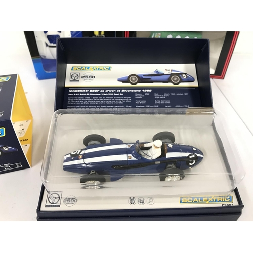 1044 - 5 X Boxed Scalextric Vehicles Including 2 X Turtle Party Wagons. A Valentino Rossi Yamaha. A Legends... 