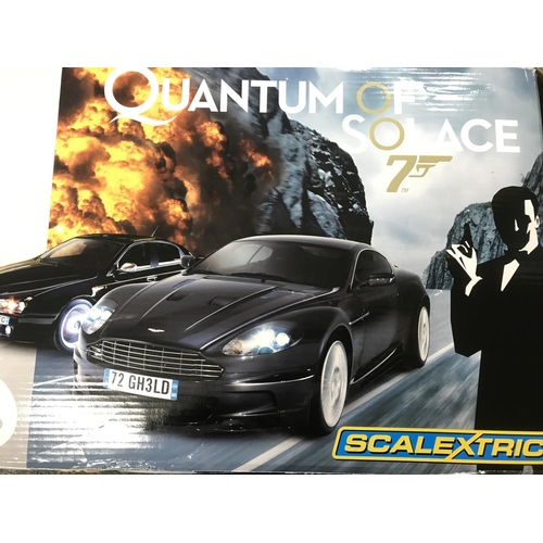 1031 - A Boxed Scalextric James Bond Quantum Of The Solace Racing Set.