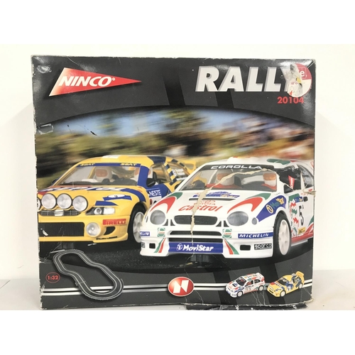 1046 - A Boxed Ninco Rally Set #20104.