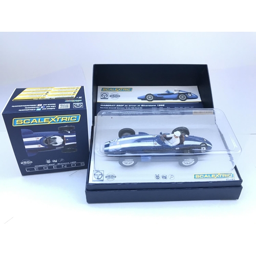 914 - 2 X Boxed Scalextric Legends Vehicles. A Maserati 250F and A Vanwall VW1/56.