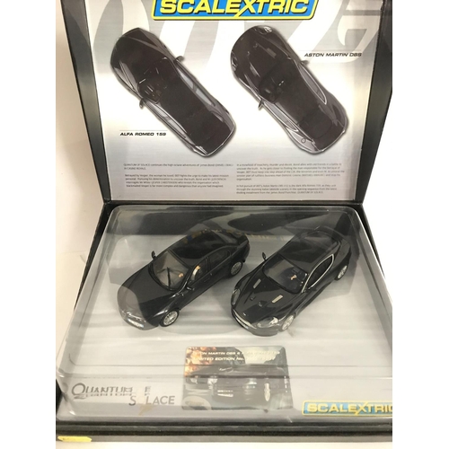 919 - A Boxed Scalextric James Bond Quantum Of The Solace Twin Set.