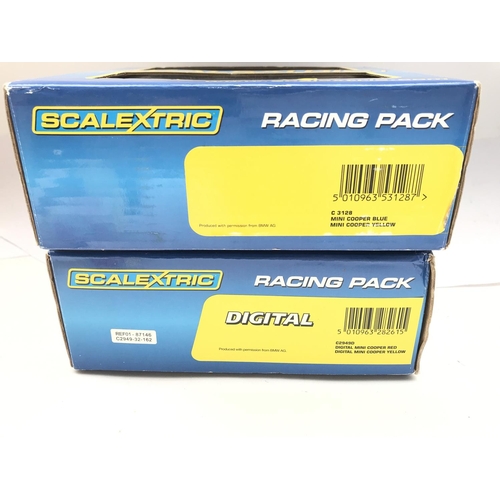 933 - 2 X Boxed Scalextric Mini Racing Packs.