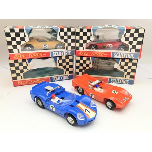 939 - 4 X Boxed Scalextric Cars. A Super Javelin #C10 and a Super Electra #C11.A Lamborghini GT #C17 and a... 