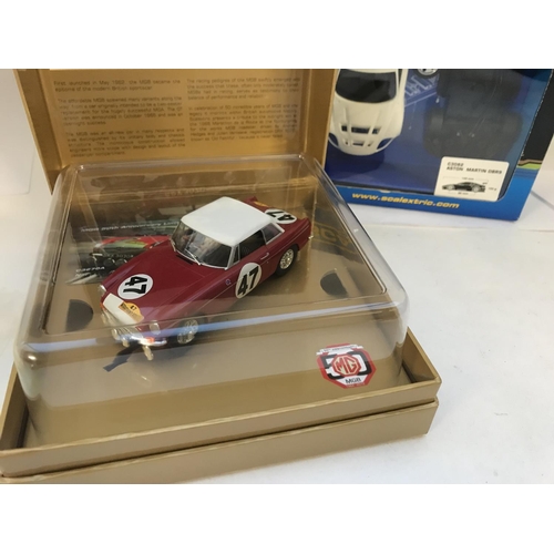 961 - A Boxed Scalextric old Faithfull MG 50th Anniversary Limited Edition and a Scalextric Assembly Kit f... 