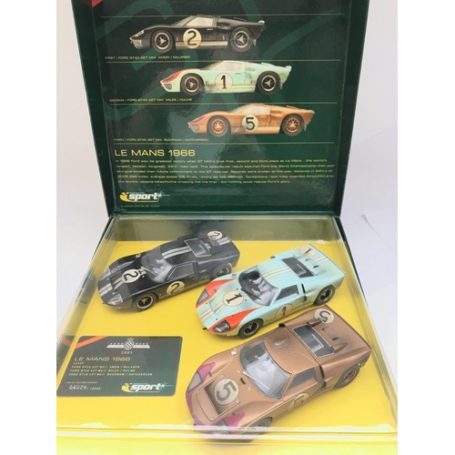 977 - A Boxed Scalextric Good Wood Festival Of Speed Le Mans 1966 Triple Pack.