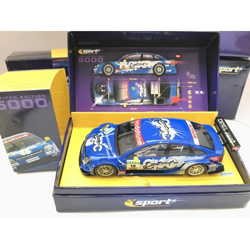 984 - 4 X Boxed Scalextric Cars. A TVR T400R. 2 Dodge Vipers and a Opel Vectra GTS V8 DTM.