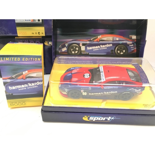 984 - 4 X Boxed Scalextric Cars. A TVR T400R. 2 Dodge Vipers and a Opel Vectra GTS V8 DTM.