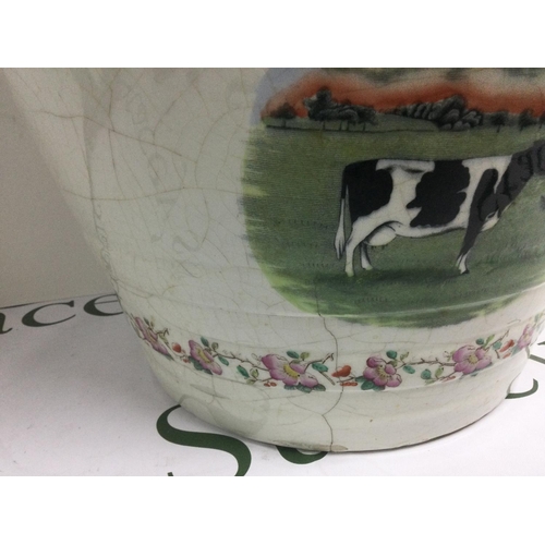 1033 - An early 20th Century ceramic milk pail 'Pure Milk' produced for the Dairy Outfit Company, approx he... 