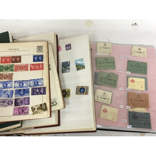 1708 - An album containing a comprehensive collection of unused stamp booklets unused stamps including pre-... 