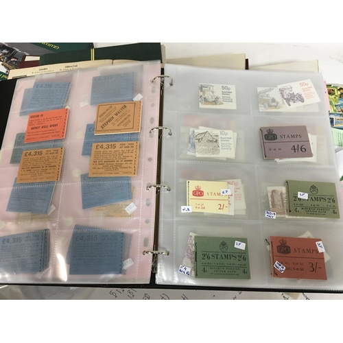 1708 - An album containing a comprehensive collection of unused stamp booklets unused stamps including pre-... 