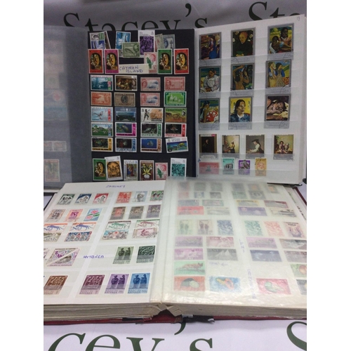 1710 - Seven albums of world stamps. Shipping category D.