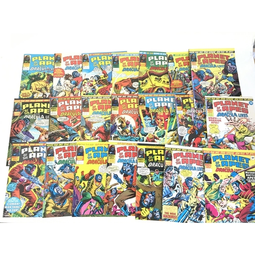 1711 - A box containing approximately 140 1970's marvel comics. Consisting of The Incredible Hulk and Plane... 