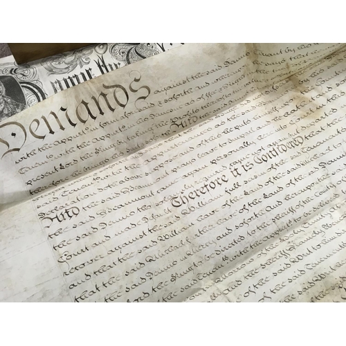 1715 - A 1773 King George III Vellum document with the great seal of the realm, Wexford related