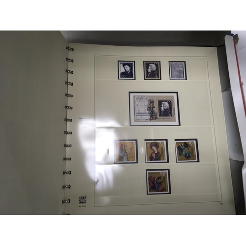 1718 - A box containing 1955-1995 inclusive blocks of German presentation packs.