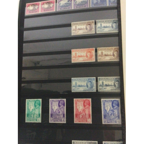 1724 - Three Albums containing British stamps from Queen Victoria to Elizabeth II including a good cross se... 