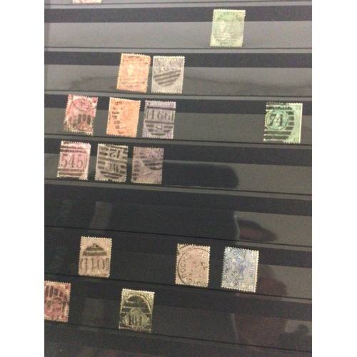 1724 - Three Albums containing British stamps from Queen Victoria to Elizabeth II including a good cross se... 