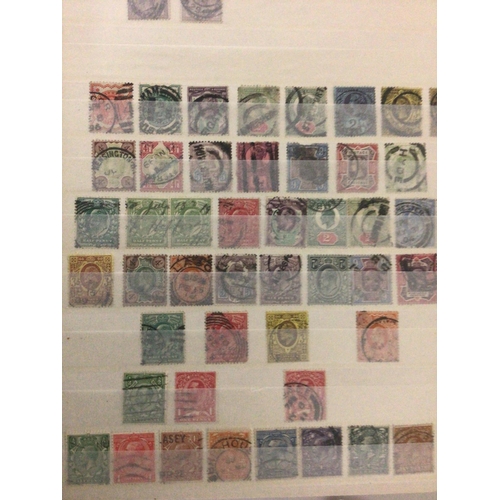 1724 - Three Albums containing British stamps from Queen Victoria to Elizabeth II including a good cross se... 
