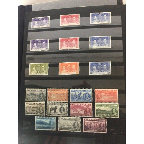 1724 - Three Albums containing British stamps from Queen Victoria to Elizabeth II including a good cross se... 
