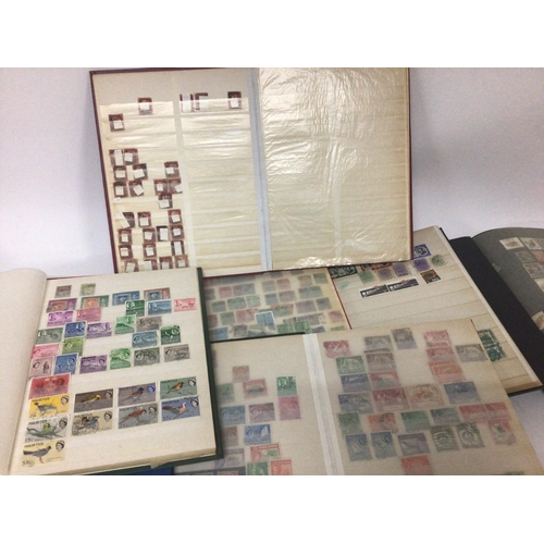 1726 - A collection of stamp albums world stamps mainly 20th century but also some 19th century mainly used... 