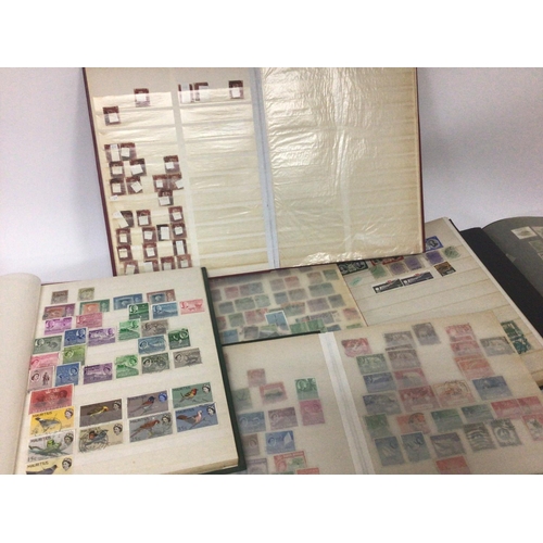 1726 - A collection of stamp albums world stamps mainly 20th century but also some 19th century mainly used... 